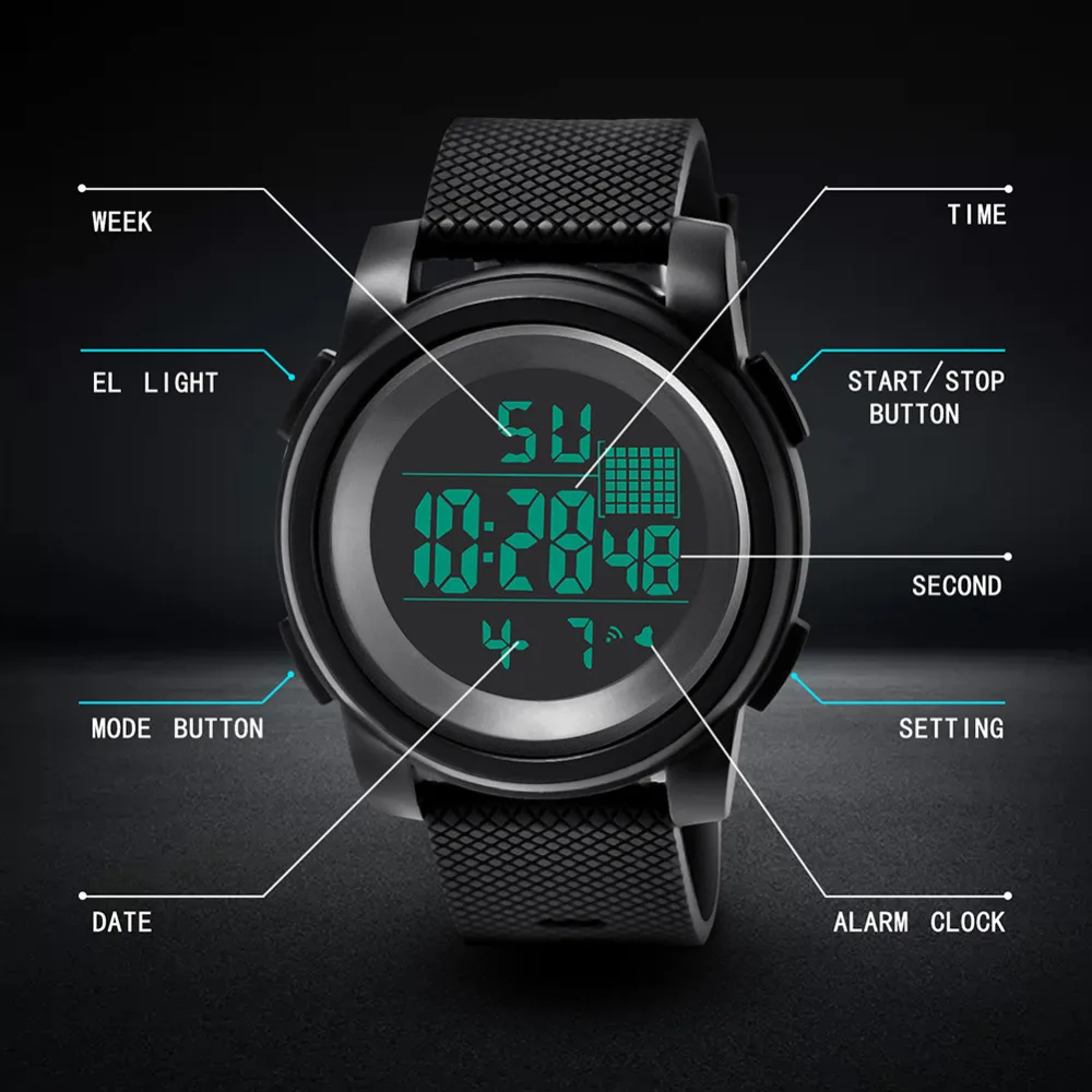 Relojes Para Hombre часы мужские модные электронные часы с цифровым дисплеем в стиле ретро мужские спортивные часы подарок Relogio