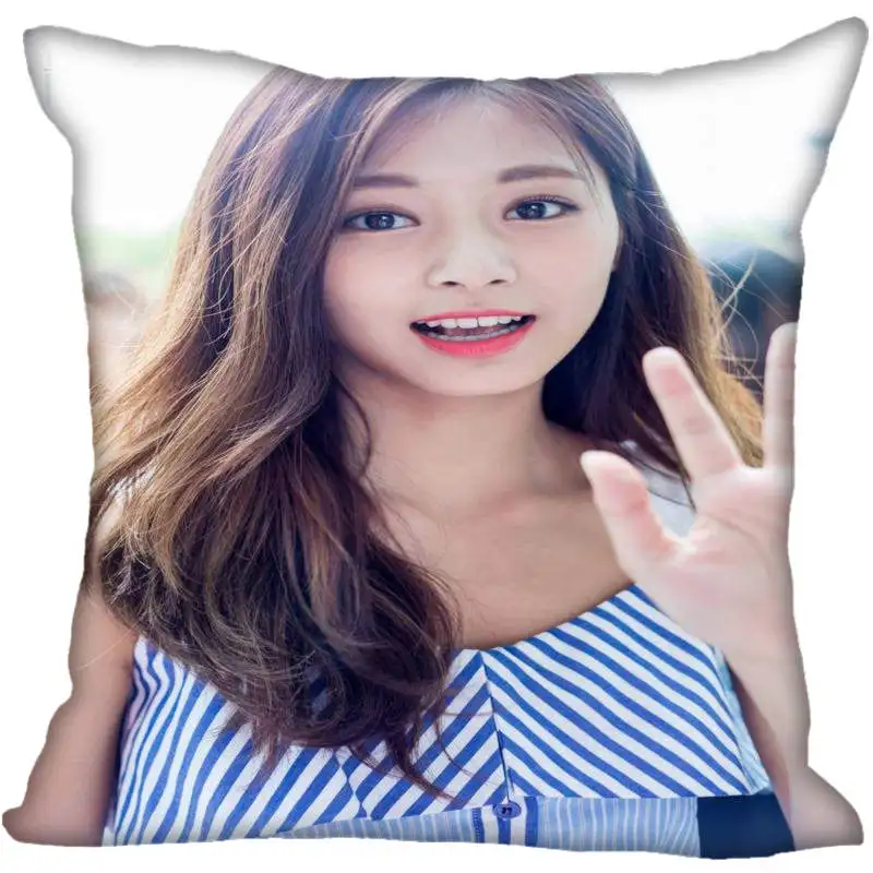 11 Пользовательский дважды Tzuyu Chou наволочки печатной площади Шелковый наволочка домашняя декоративная молния атласные наволочки(одна сторона - Цвет: 11