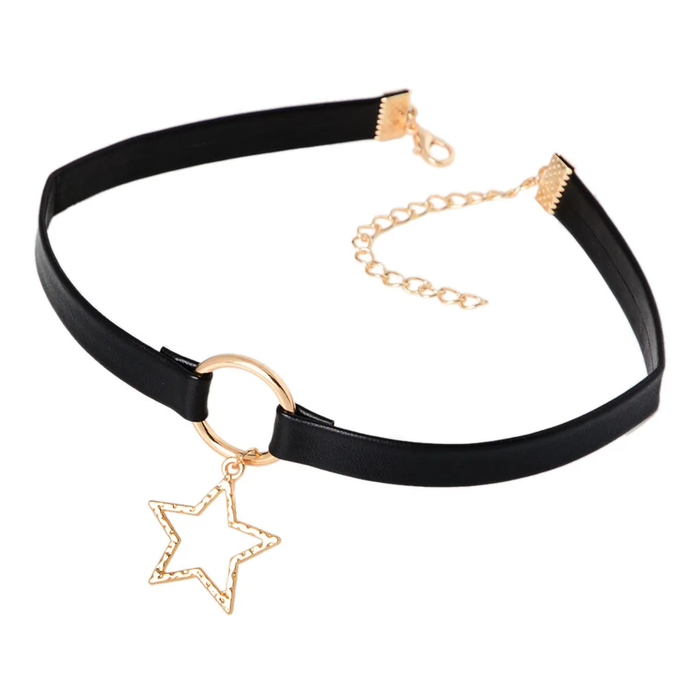 Модный очаровательная звезда choker necklace|choker necklace|star chokernecklace necklace |