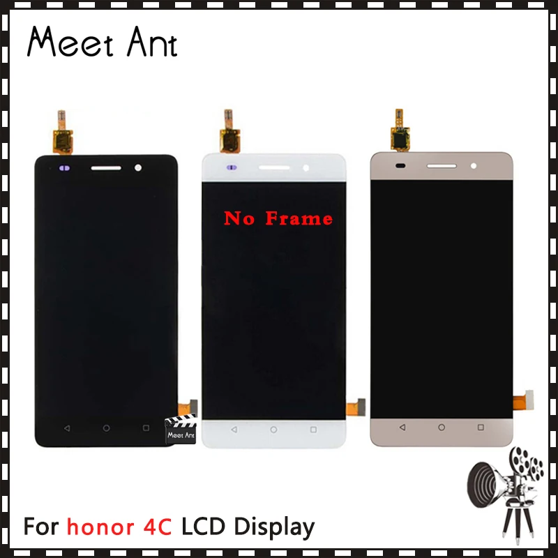 

DHL 10pcs/lot High Quality 5.0'' For Huawei honor 4C LCD Display Screen With Touch Screen Digitizer Assembly