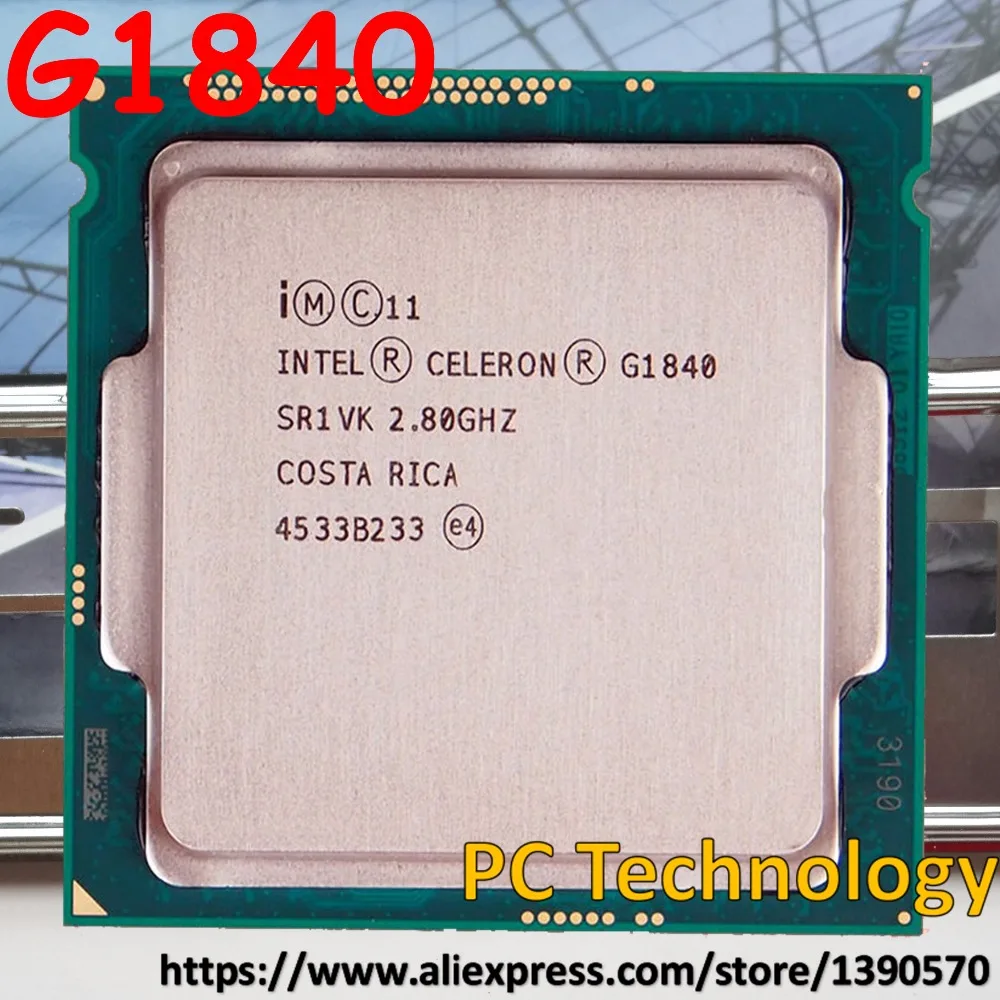Оригинальный процессор Intel celeron G1840 2 8 ГГц/2 Мб/LGA1150 двухъядерный для настольного