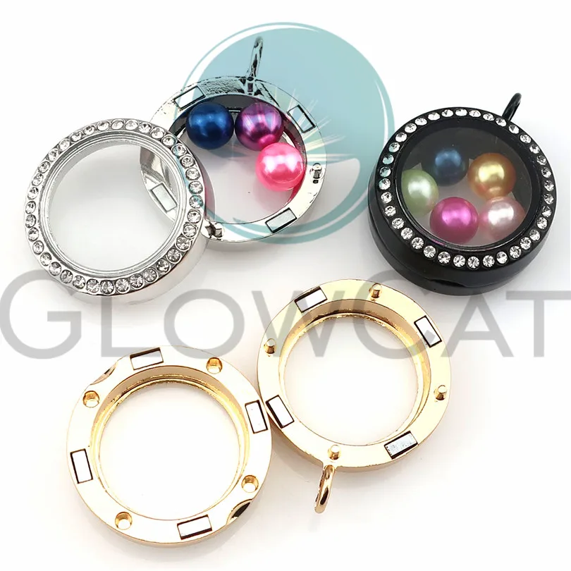 3 шт./лот круглый хрустальный стеклянный живой кулон с памятью ручная работа