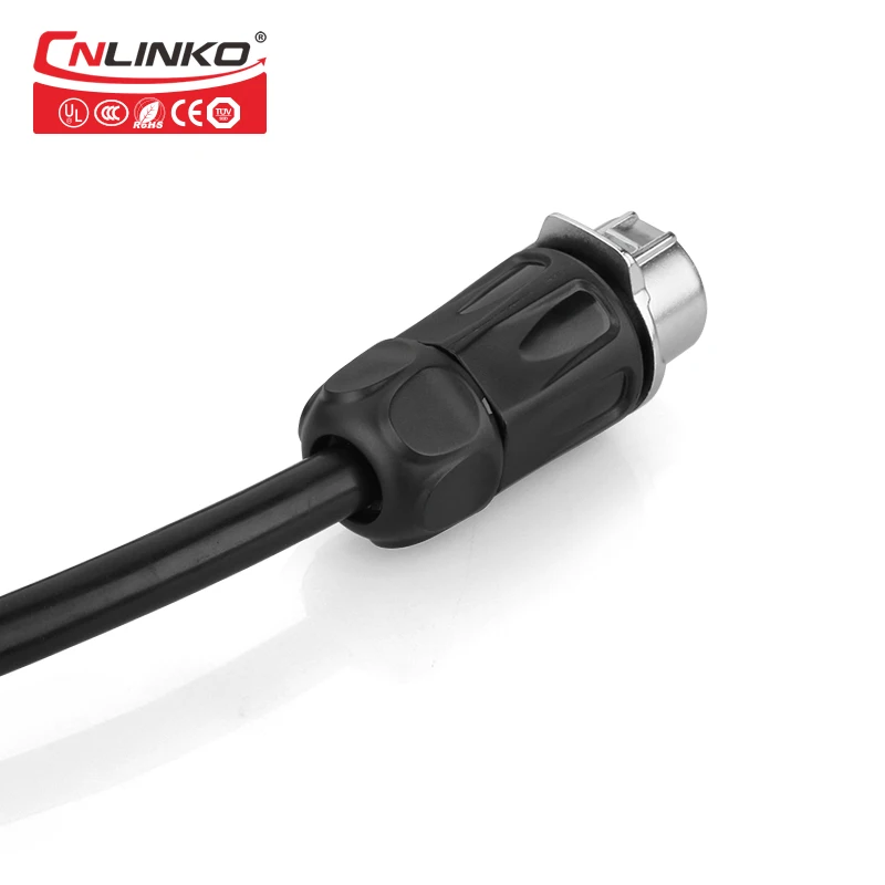 CNLINKO M20 2 контактный 20A DC AC припой открытый IP67 Водонепроницаемый круглый силовой