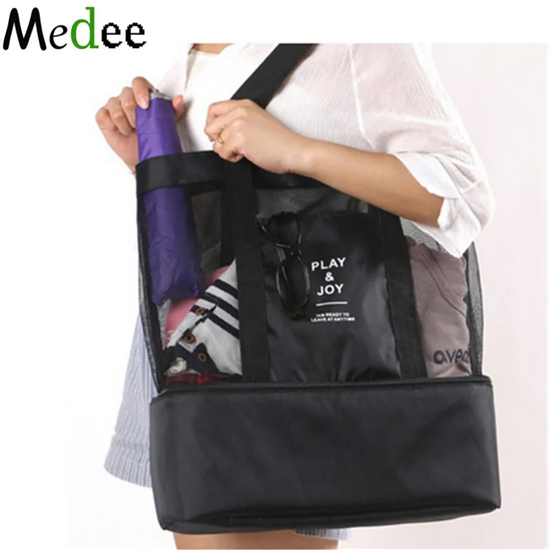 Женская сумка Medee прозрачная для девушек пляжная дамские сумочки мешок женская