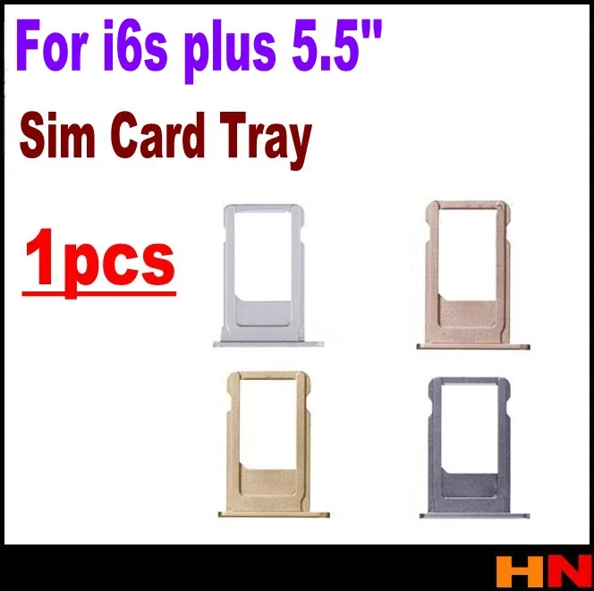 1 шт. Высокое качество лоток для sim карты Iphone 6S Plus розовое золото серебро серый