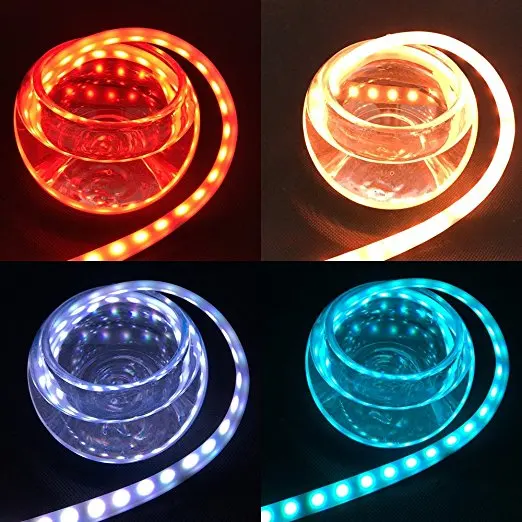 120 см 150 см RGB ходовая часть плавающий светодиодный динамический стример сигнал поворота Задний светодиодный сигнальный фонарь освещение багажного отсека
