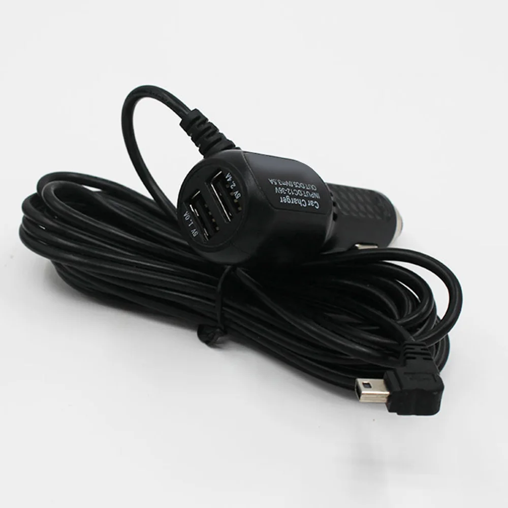 Автомобильное зарядное устройство с 2 USB портами 5 В 3 А|Кабели адаптеры и разъемы| |