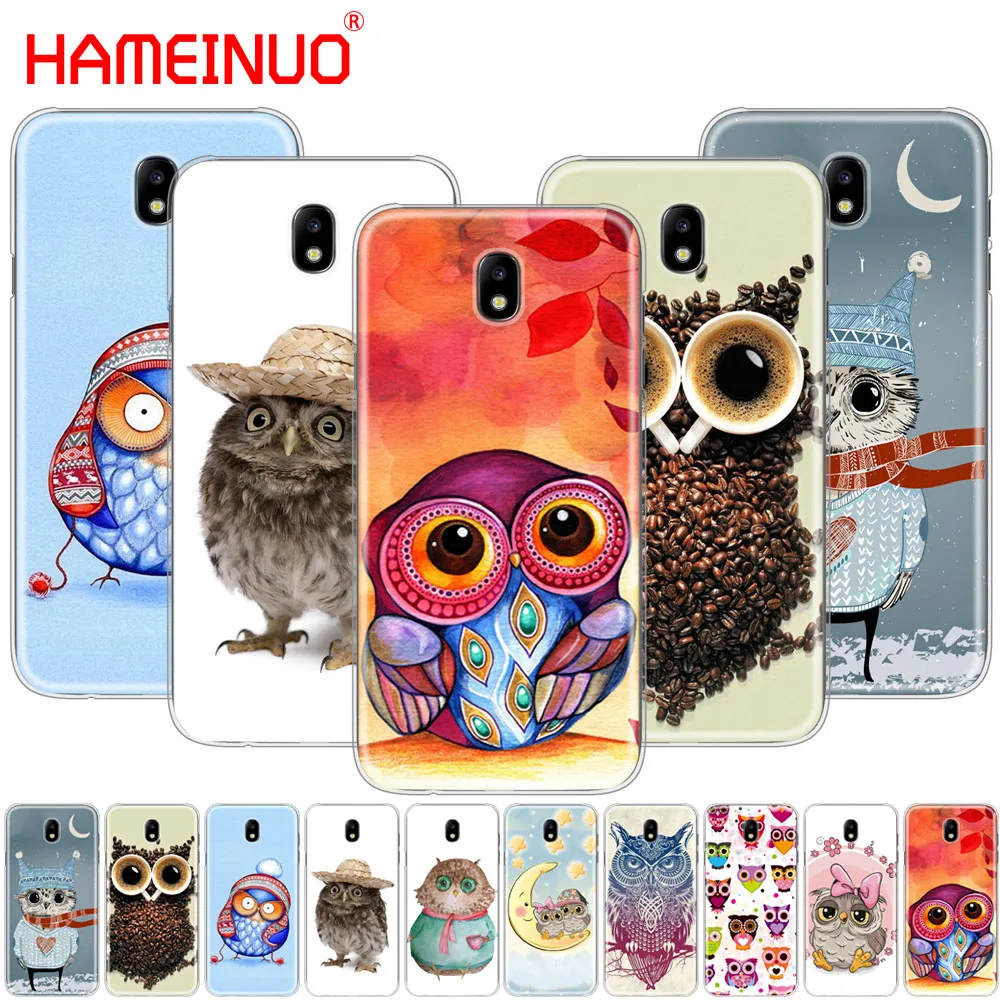 Чехол для телефона с цветными совами HAMEINUO Samsung Galaxy J3 J5 J7 2017 года J527 J727 J327 J330 J530 J730