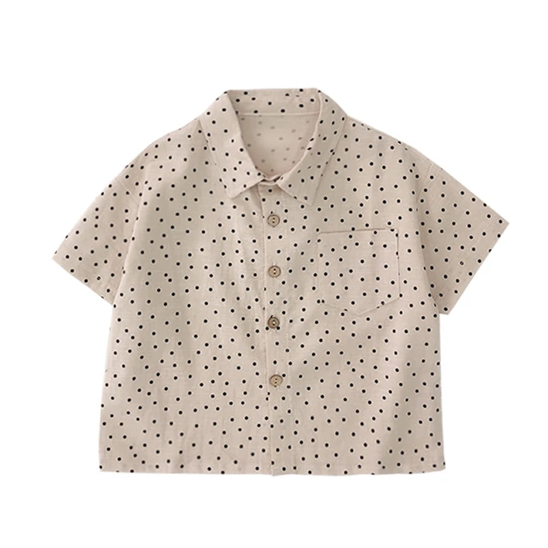 2021 летние Футболки для маленьких мальчиков в стиле ретро белье хлопок детская