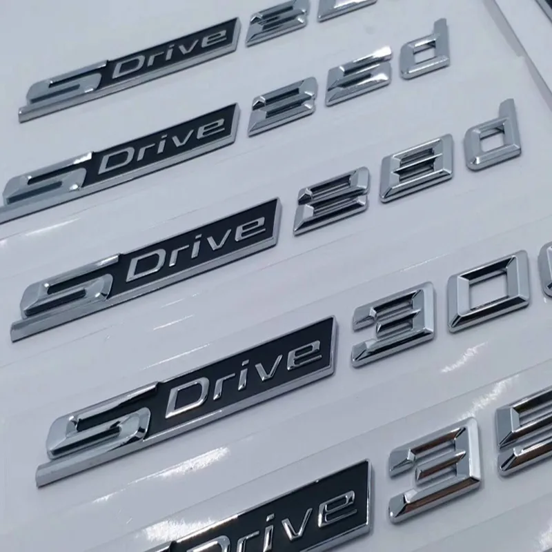 2 шт. 3D наклейки из АБС пластика для BMW X1 X3 X4 X5 Series Sdrive 20d 25d 30d 35d 40d 45d 48d|Наклейки на