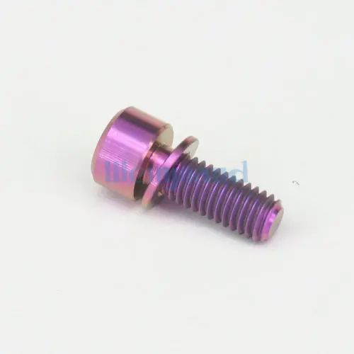 LOT 4 M6 x 16mm Purple TC4 GR5 Titanium Alloy Allen Hex Screw Column Cap Head Bolts For Bicycle | Обустройство дома