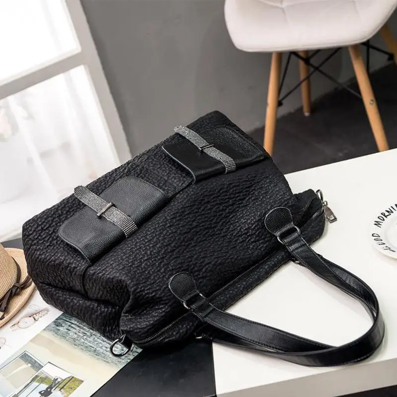 Женские сумки из мягкой кожи новая подушка 44 см большая сумка промытой Bolsa Feminina Sac