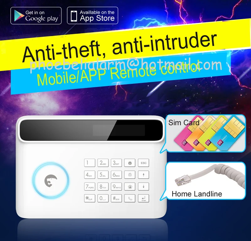 Стробоскопическая сирена на солнечной батарее 110 дБ с системой домашней