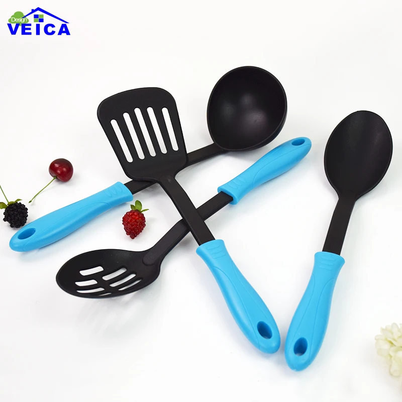 Кухонная шпатель Тернер ложка для смешивания шлицевая ковш 4 шт./лот кухонные