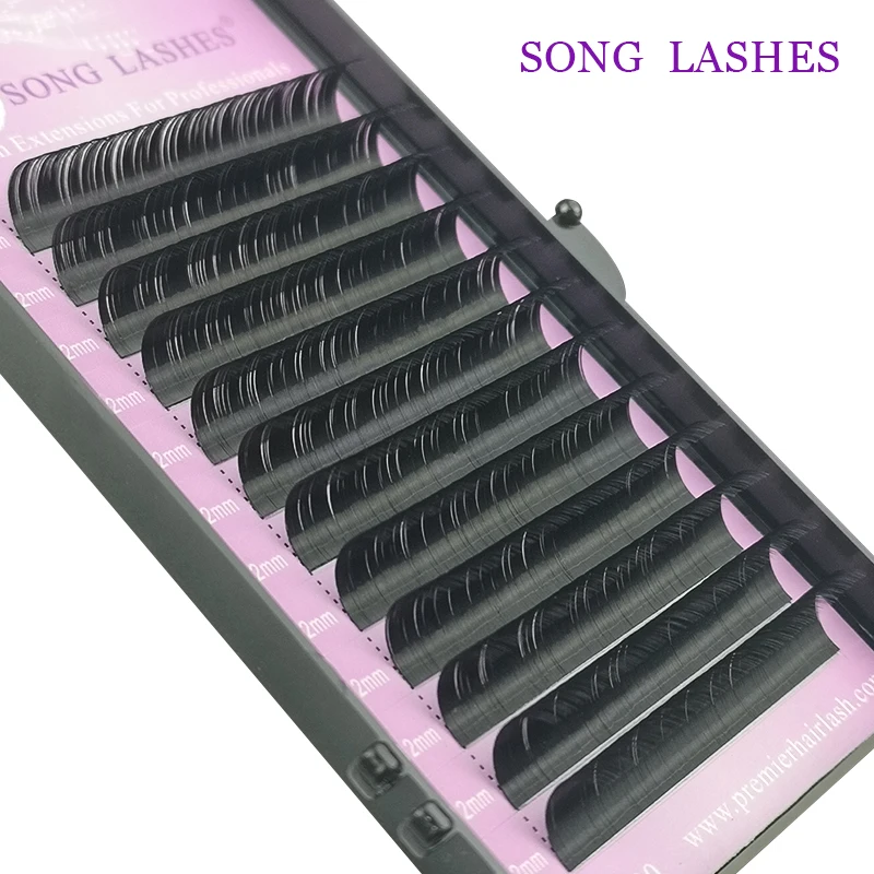 SONG LASHES Накладные ресницы мягкие тонкие кончики новые продукты 0,03 толщина