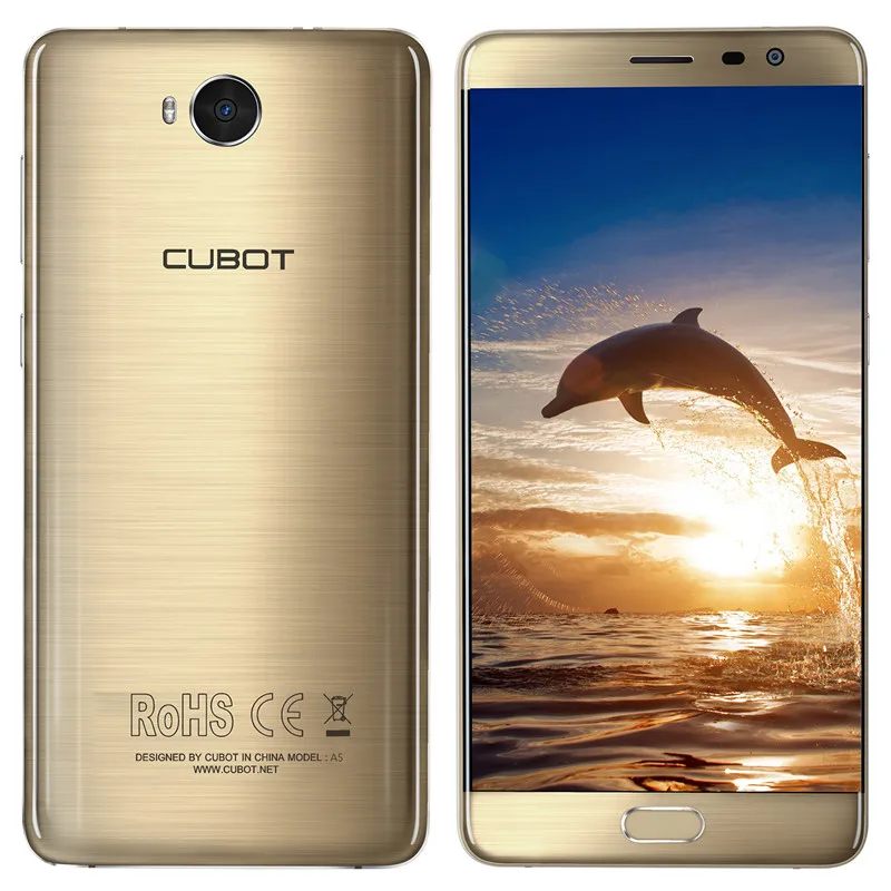 Оригинал Cubot A5 Android 8 0 мобильный телефон MT6753 Восьмиядерный 5 дюймов FHD сотовый 3 ГБ