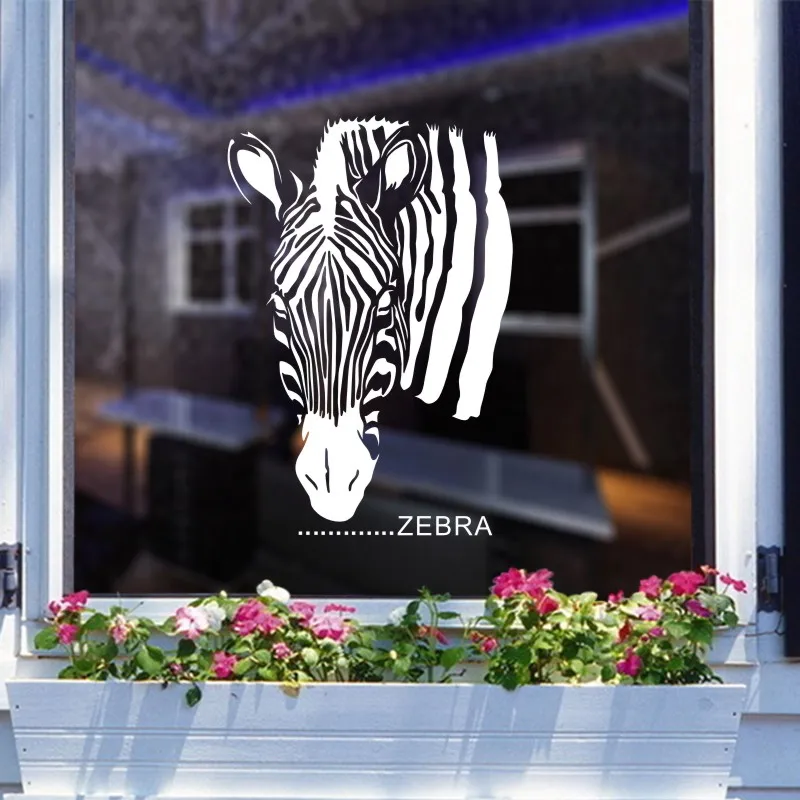 Наклейка на стену Зебра наклейка постеры виниловые наклейки украшения Декор