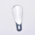 Портативный серебристый металлический рожок для обуви, 10 см