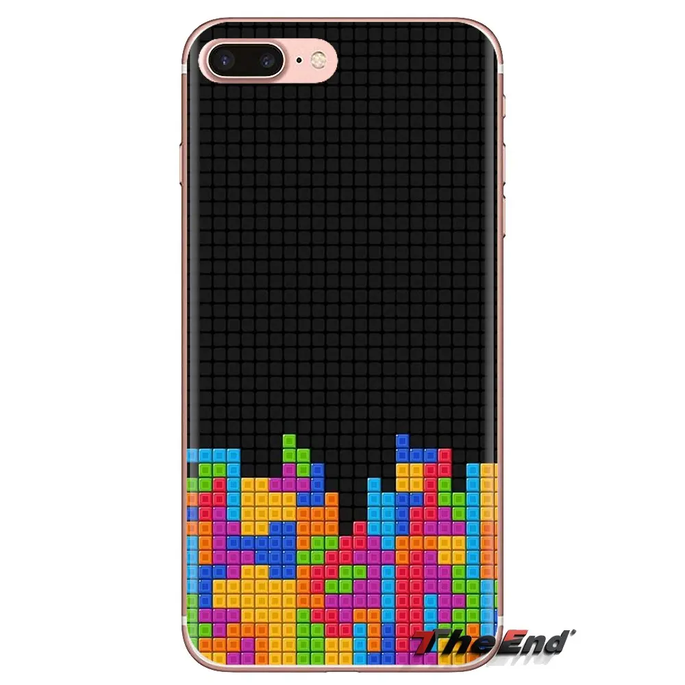 For Xiaomi Mi4 Mi5 Mi5S Mi6 Mi A1 A2 5X 6X 8 9 Lite SE Pro Max Mix 2 3 2S Tetris tetromino Game Boy Art Silicone Shell Covers |