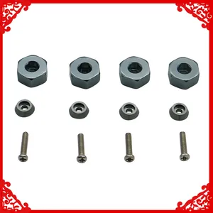 Upgarde часть колеса шестигранный конвертер адаптер от 6 мм до 12 мм концентратор для WPL Henglong C14 C24 B14 B24 B16 B36 военный грузовик и гусеничный