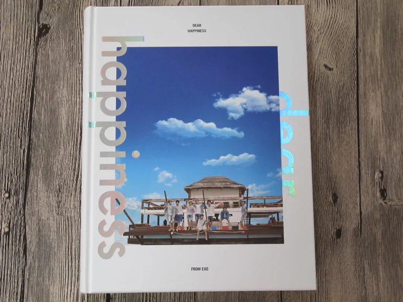 EXO autographed подписанная Фотокнига Dear Happiness на Фиджийские острова Новая корейская