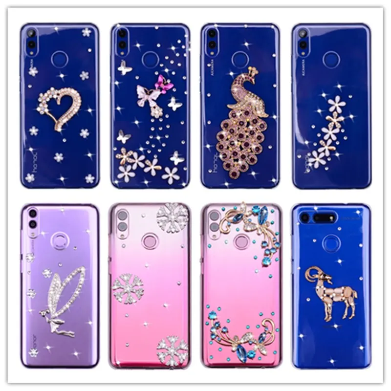 Алмазный чехол для Huawei Nova 3 3i 4 4e 5T P Smart 2020 Y5 Y6 2018 Y7 Y9 Prime 2019 Honor V10 V20 V30 10 20 20s 30 30s сделай