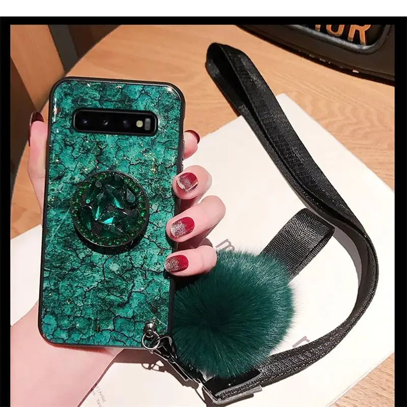 Мраморный Блестящий силиконовый чехол для Samsung Galaxy S10 Lite S10E S9 плюс S8 S20 ультра FE