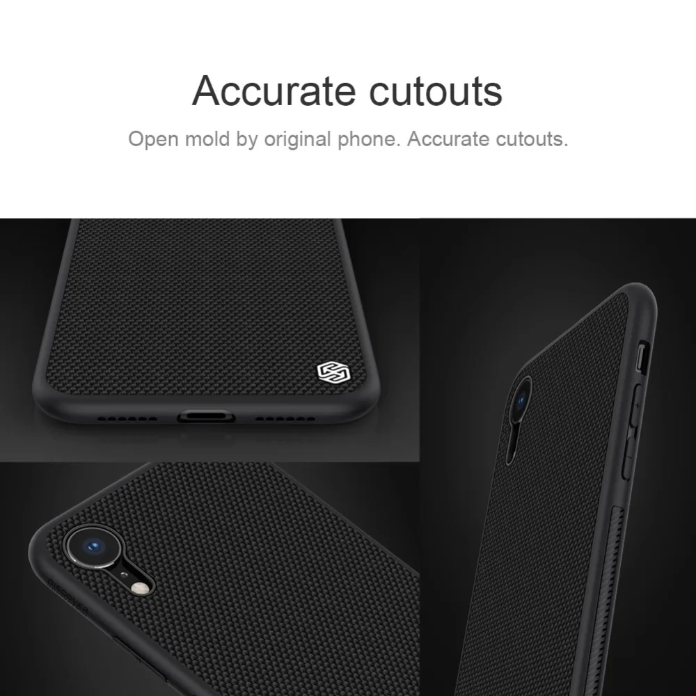 nillkin nylon pc plastic back cover for iphone xr case protector funda for iphone xs max cover 6 1 6 5 for iphone xsmax free global shipping