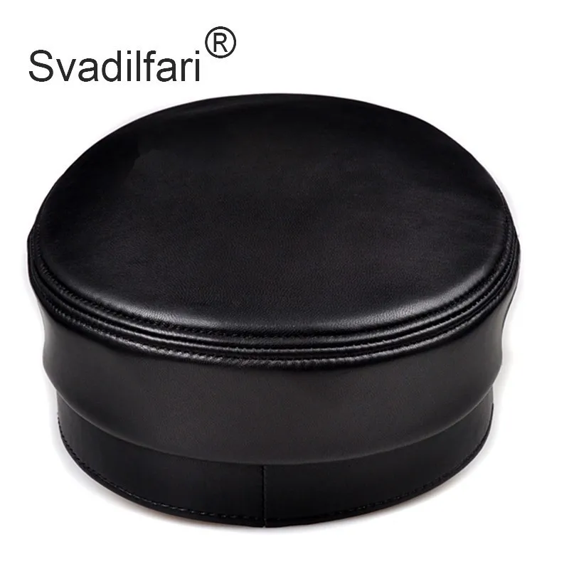 Женская бейсболка из натуральной кожи Svadilfari Теплая Зимняя кепка для газетчика
