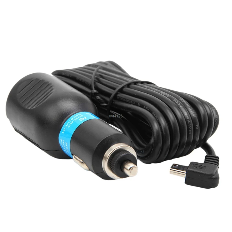 

DC 5V 2.1A Mini USB Car Power Charger Adapter Cable Cord 3.5m For GPS Car Camera G6KC