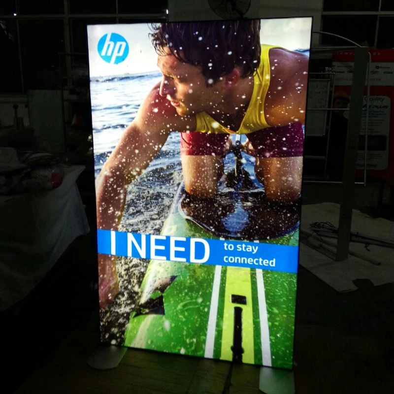 

LED Light Box Stand TRADE SHOW DISPLAY BOOTH Lighting Backrop Wall Exhibition