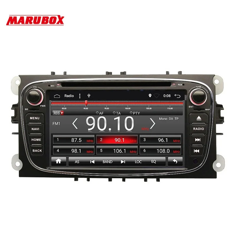 Штатная магнитола MARUBOX M600A4 для Ford Mondeo Focus 2 S max головное устройство на ОС Android 6.0.1
