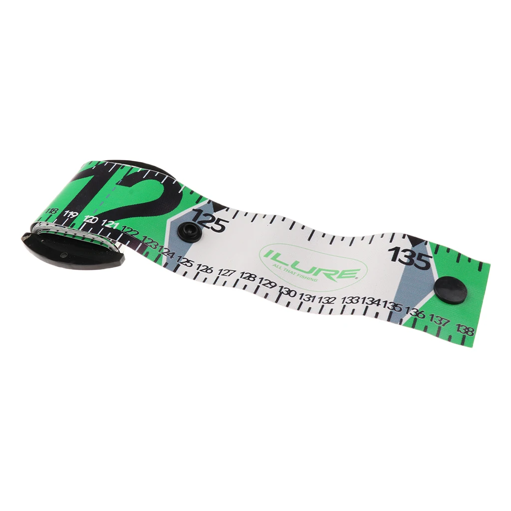 

2Pcs Portable Blue and Black Fishing Ruler Scale Carp Waterproof Fish Measuring Ruler Tape Measure Fish Measuring Acessories