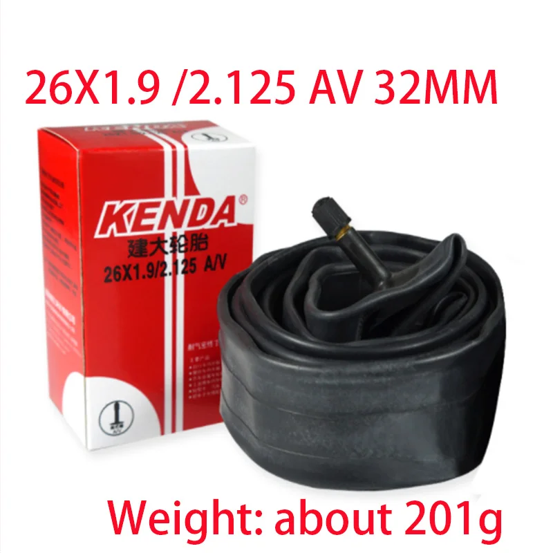 2PCS 26X1.92.125AV32 2 шт., внутренняя труба для горного велосипеда MTB, шины для горного велосипеда, бутиловая резиновая велосипедная трубка, шины 24/26/27,5/29/700c, клапан Presta Schrader - Цвет: 2PCS 26X1.92.125AV32