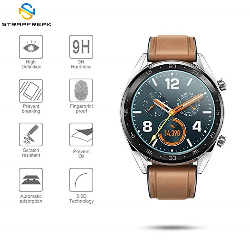 2 шт. для Huawei Watch GT закаленное стекло Защитная пленка экрана 42 мм 46 защита от взрыва