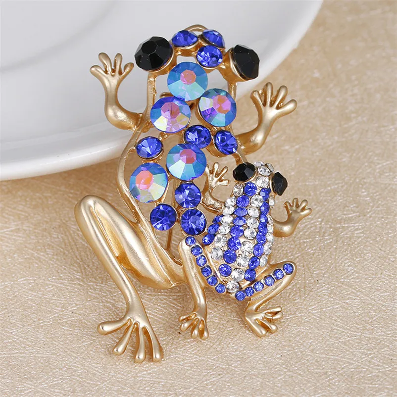 Женское Винтажное кольцо с лягушкой ADOLPH креативное кристаллами аксессуары для