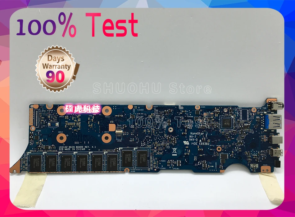 KEFU UX31A для ASUS UX31A2 REV4.1 I5-3317U 4 г Touch Memory ZenBook материнская плата для ноутбука протестированы работу материнская плата