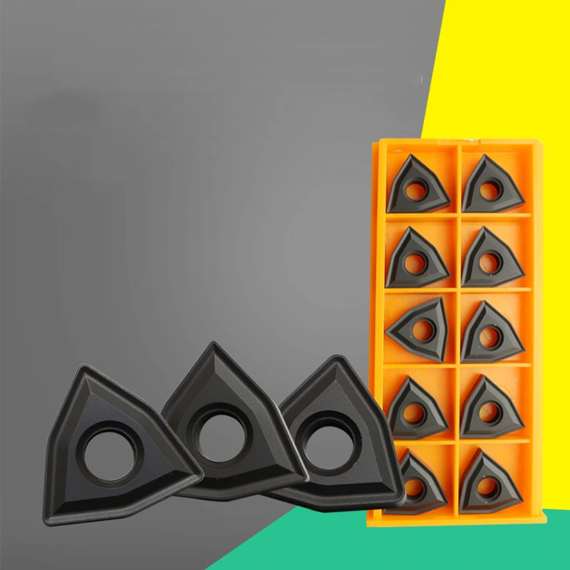 

YZ66 10 шт. карбидные вставки CNC WNMG080408 OC2125 для обработки стали