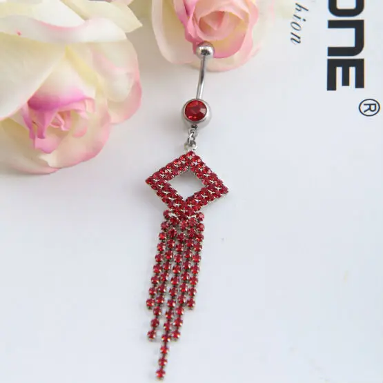 5pcs/lot High Quality Belly Button Rings Wholesale 2015 Top New Design Tassel Stainless Steel Navel Piercing Jewelry | Украшения и