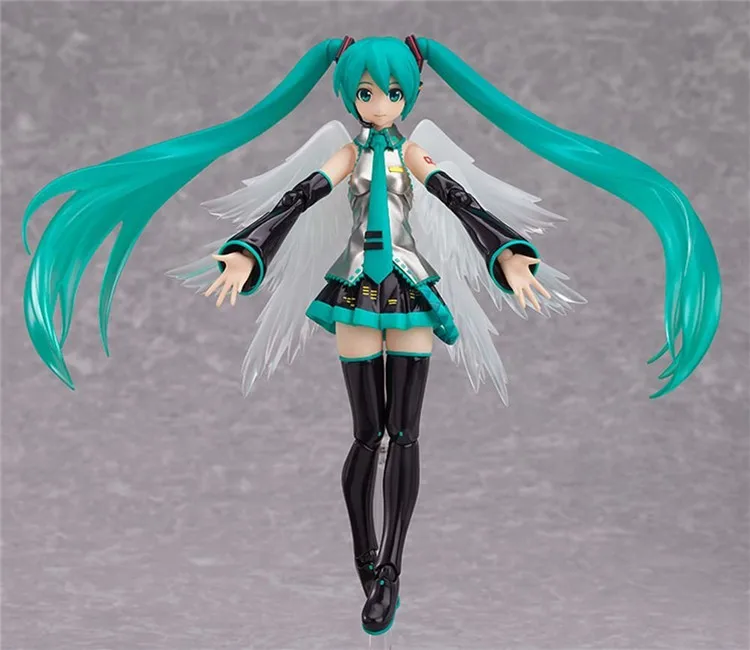 New arrived Hatsune Miku Figma 200 PVC Action Figure Collectible Model Toy 14cm Best Gift | Игрушки и хобби