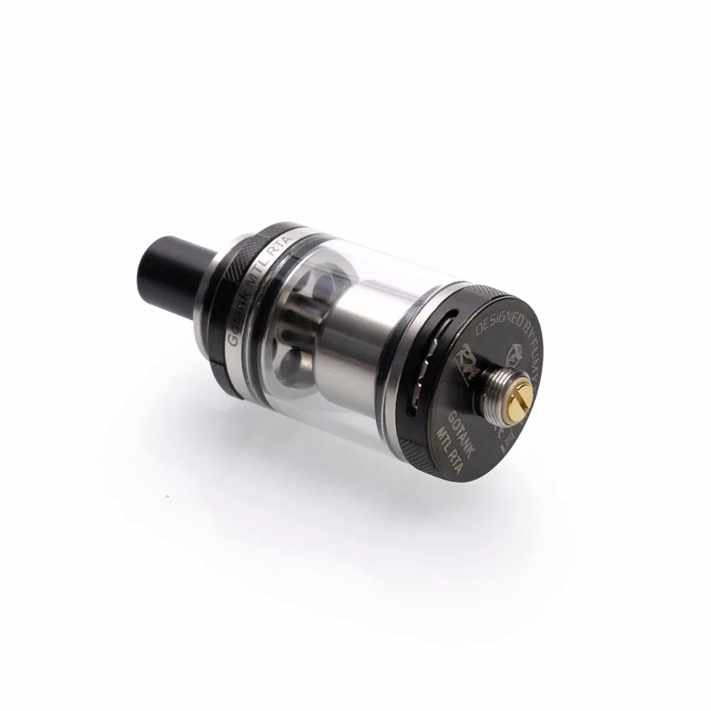 Оригинальный Fumytech Gotank V2 MTL RTA ввиду танк распылителя 3 мл Ёмкость 22 мм Диаметр для