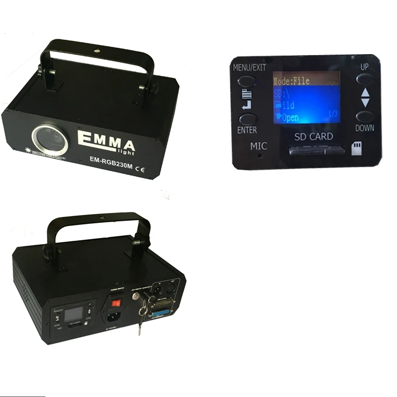 Профессиональный RGB мини луча лазера партийная система освещения освещение