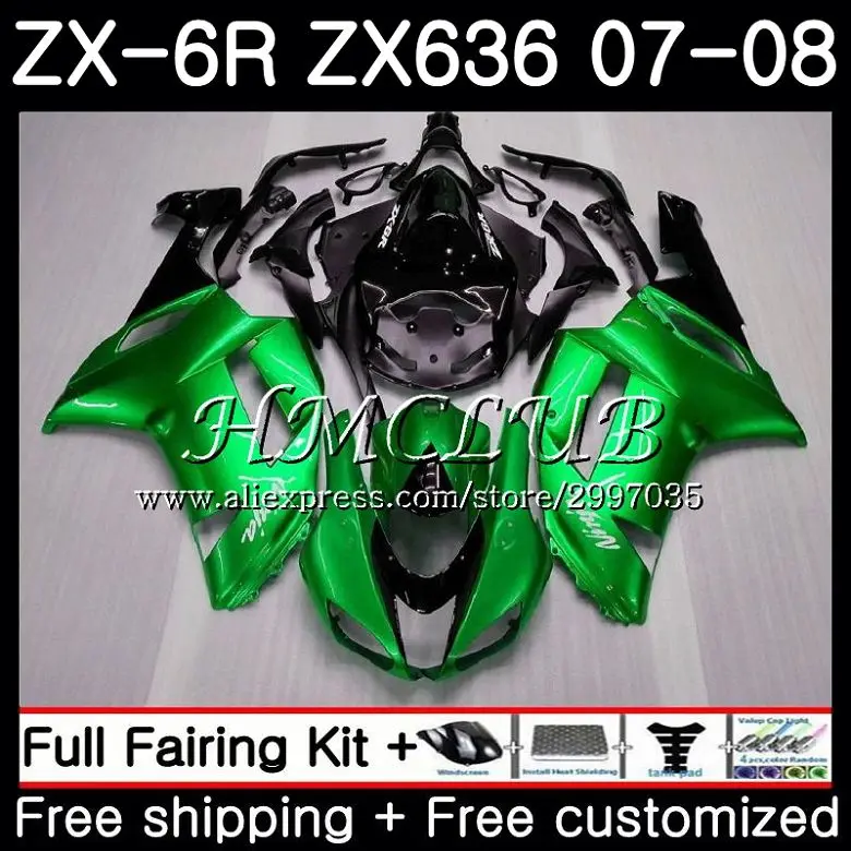 

Корпус для KAWASAKI NINJA ZX 6R 6 R 600CC светло-зеленый ZX636 2007 2008 54HC.16 ZX600 ZX-636 ZX6R 07 08 ZX 636 ZX-6R 07 08 обтекатель