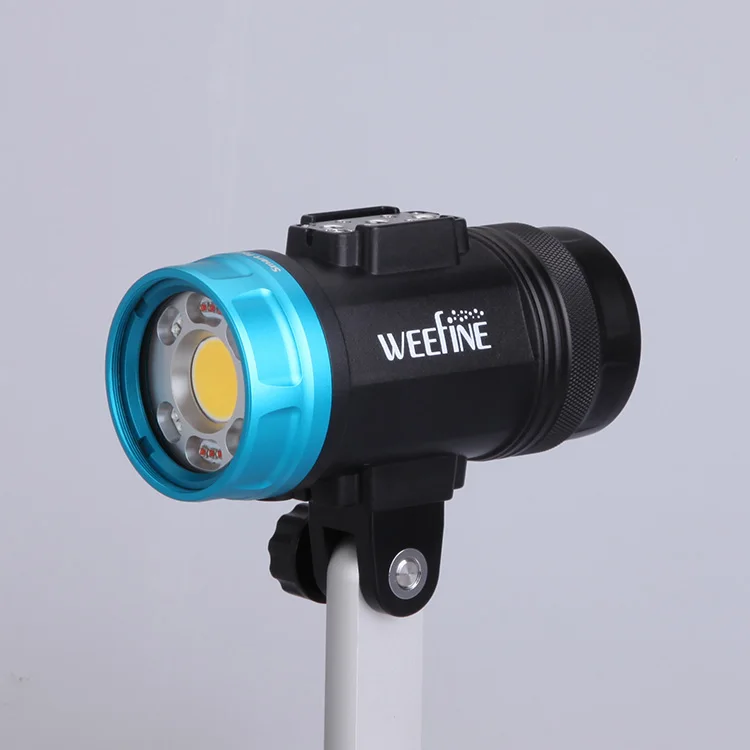 Черный NiteScuba Дайвинг Strobe Weefine интеллектуальная фокусировка видео и snoot для Gopro RX100 камеры Макро подводной фотографии аксессуары - Цвет: Черный