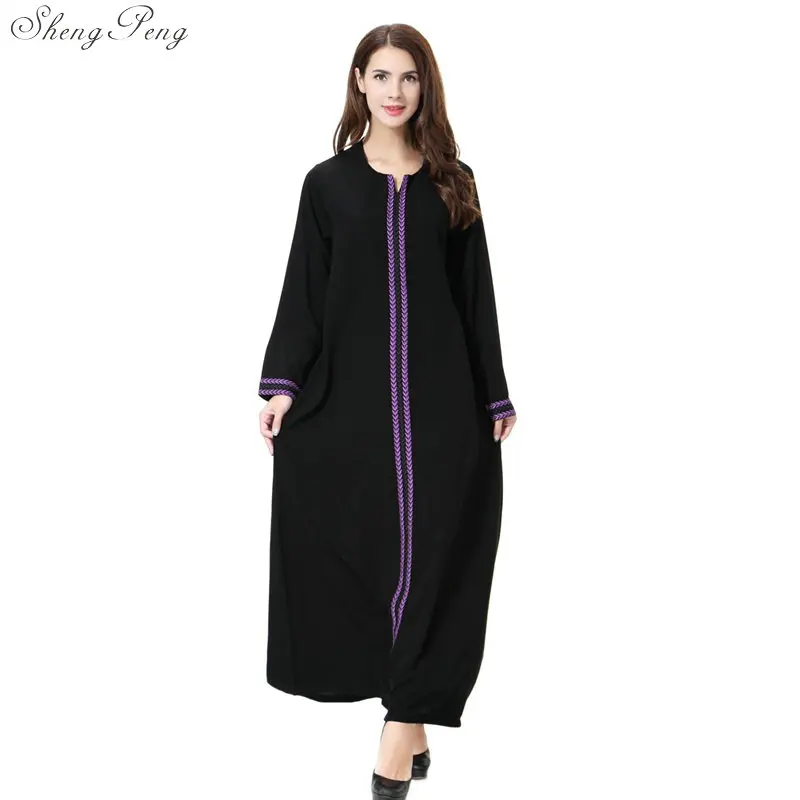Исламская одежда мусульманская одежда мусульманское платье костюмы Дубай абаи одежда Турция одежда Абайи для женщин Индонезия Q527