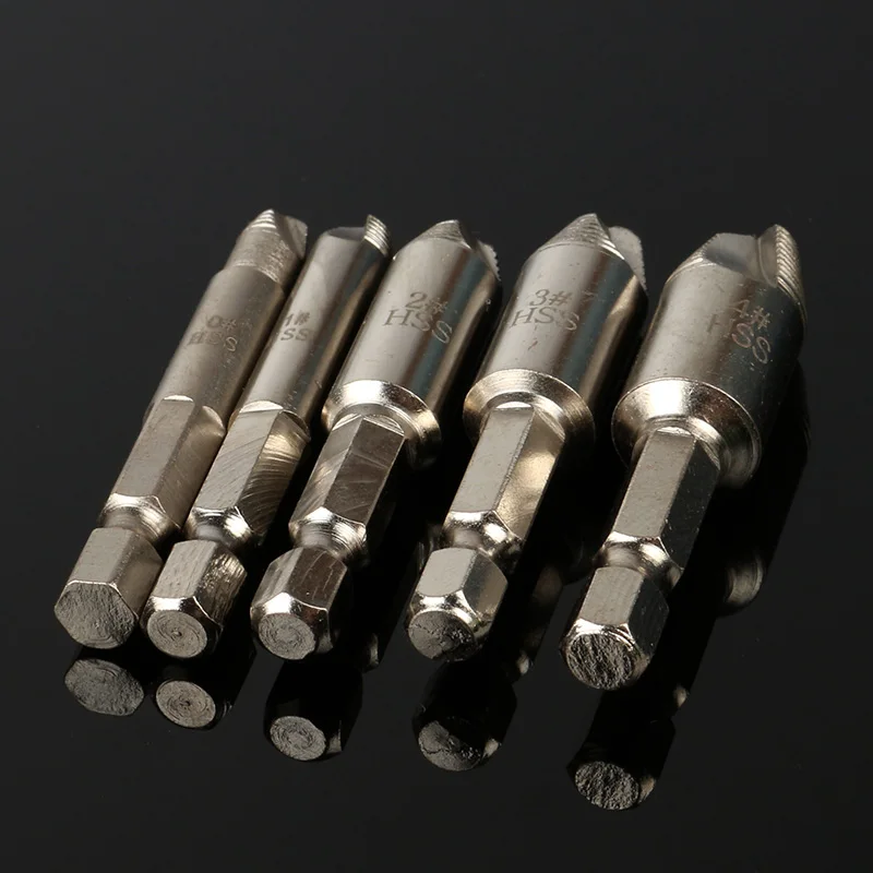 5 шт. отвертка для удаления поврежденных винтов набор экстракторов болтов