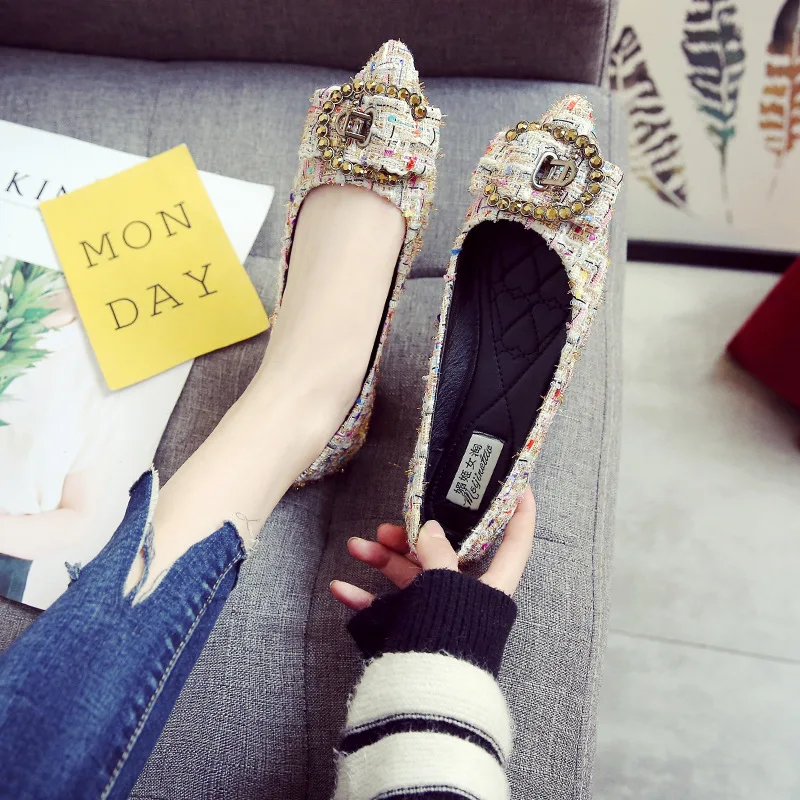 Обувь из флока обувь с пряжкой buckle strap flats Женская брендовая дизайнерская