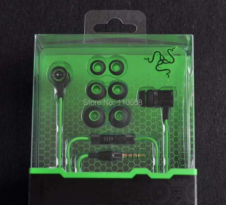 Razer Hammerhead Pro With Mic Gaming headphone computer game earphone Music Bass In-Ear Headset Brand New Retail packaging | Электроника