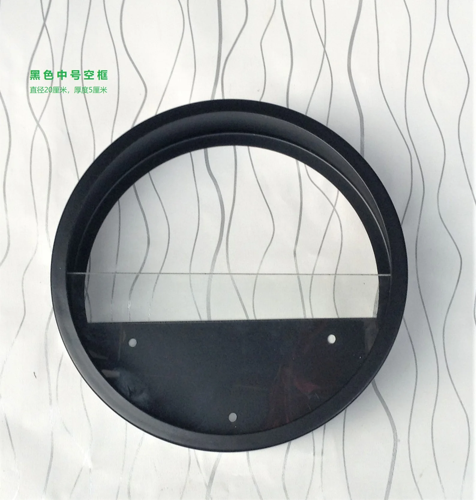 Black-20cm Короткая настенная ваза железная искусство сплошной цвет Искусственный цветок цветной каменный держатель подвесные вазы для дома Рождественская вечеринка украшения - Цвет: Black-20cm