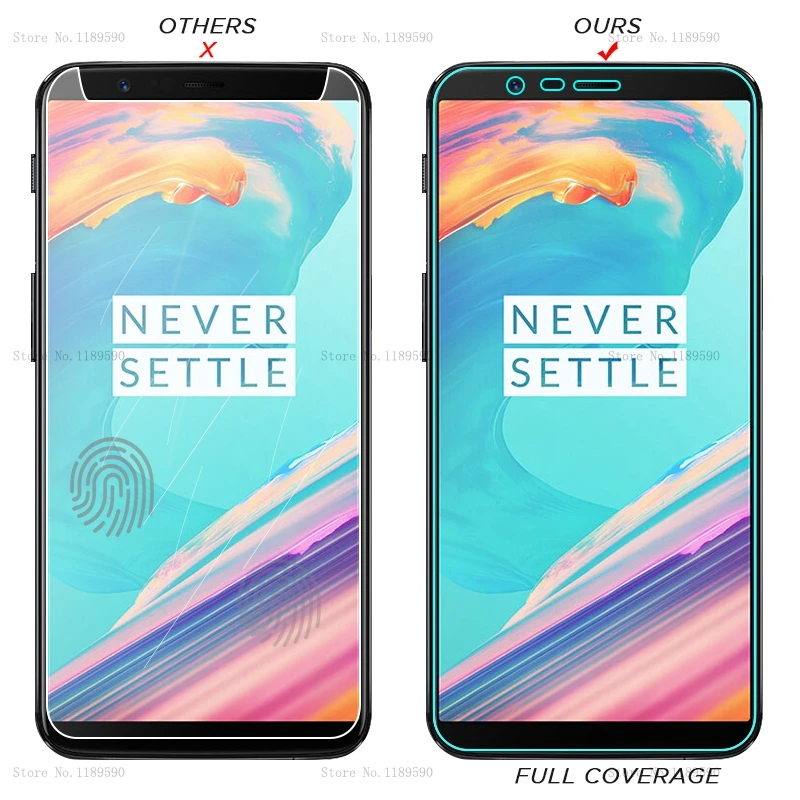 Высокопрочное Защитное стекло для Oneplus 3T 3 5 5T 6 6T пленка защиты экрана от взрывов HD